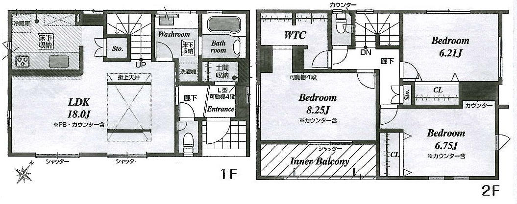 豊明市国道1号線北側 構造:木造土地面積:116.48平米 ( 35.23坪 ) 建物面積:105.52平米 ( 31.91坪 )