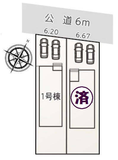 豊明市二村台７丁目　ﾘｰﾌﾞﾙｶﾞｰﾃﾞﾝ　全２棟_画像5