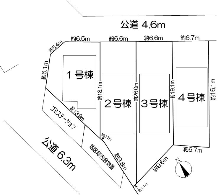 豊明市前後町鎌ヶ須　ﾘｰﾌﾞﾙｶﾞｰﾃﾞﾝ　全４棟_画像5